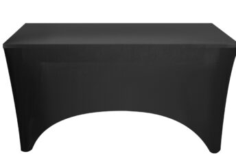 Lycra 6ft Table Covers Black