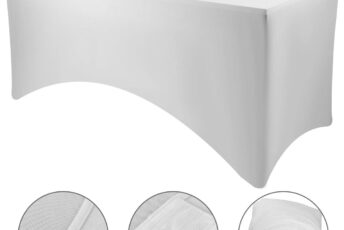 Lycra 6ft Table Cover White