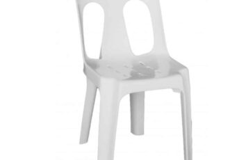 Budget Outdoor Party Hire Pipee Chair - white