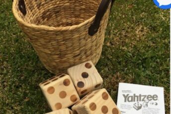 Budget Outdoor Party Hire Giant Yahtzee