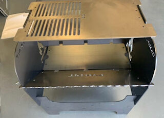 Budget Outdoor Party Hire Premium Flatpack Fire Pit 1