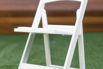 White Americana Chair on Grass