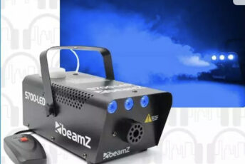 Budget Outdoor Party Hire Blue Ice Led Smoke Machine
