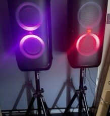 Red and Purple Party Lights