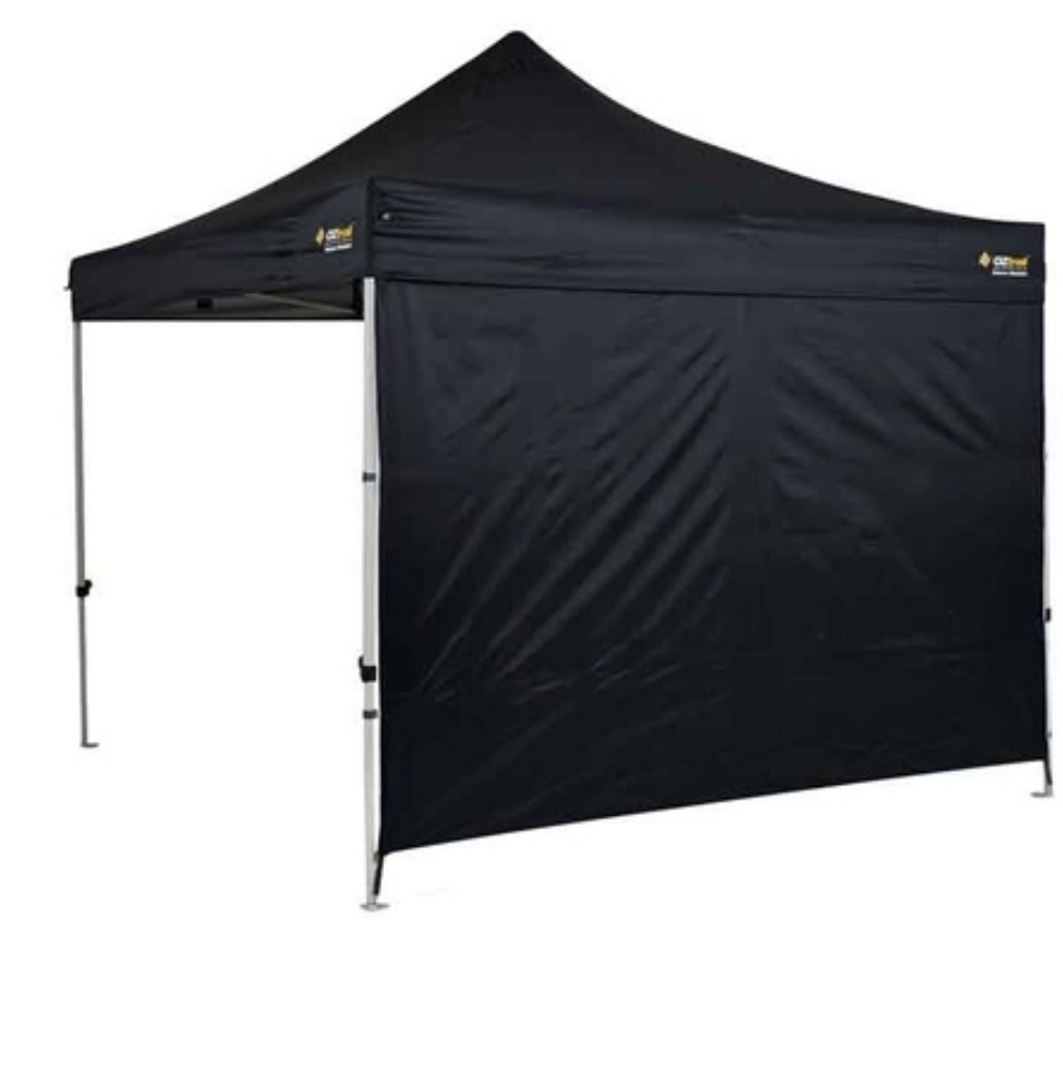 Budget Outdoor Party Hire Oztrail Black Gazebo side wall 3m Budget Outdoor Party Hire Oztrail Black Gazebo side wall 3m