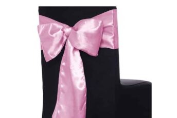Budget Outdoor Party Hire Satin Silver Table Runner