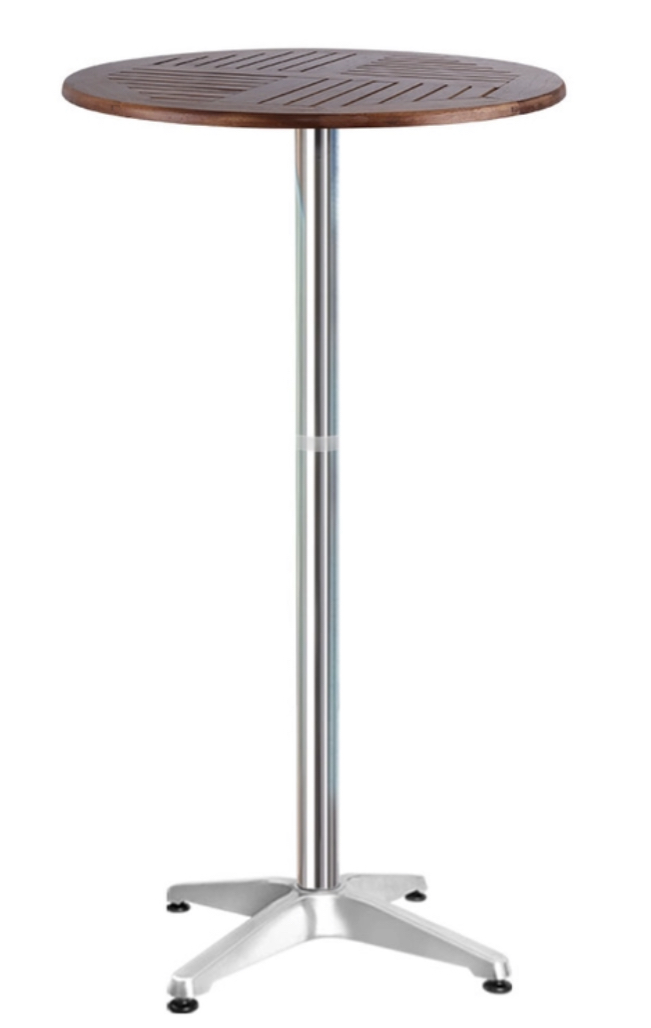 Budget Outdoor Party Hire Premium Timber Top High Bar