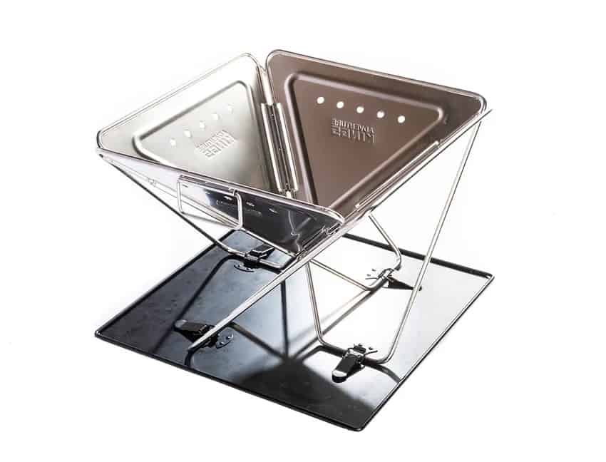 Budget Outdoor Party Hire Collapsible Stainless Firepit 1